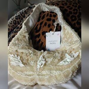 Hancrafted In India Beaded Small Purse